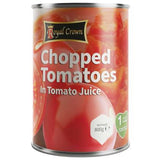 Elite. Tomatoes Chopped  6x800g  Royal Crown