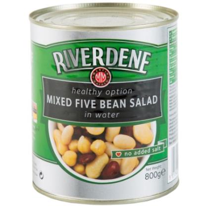 Elite. Mixed Bean Salad in Water  6x800g  Riverdean