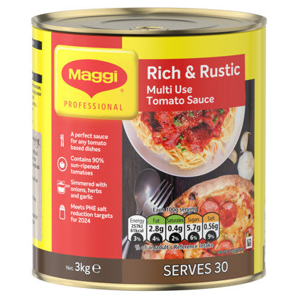 Elite. Tomato Sauce Rich & Rustic  3kg  Maggi
