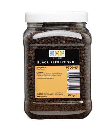 Elite. Triple Lion Whole black Peppercorns 500g