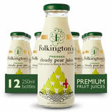 Elite. Folkingtons Cloudy Pear Juice  12x250ml