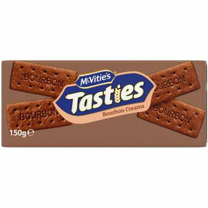 Elite. MCvities Tasties Bourbon Creams  12x150g pkts