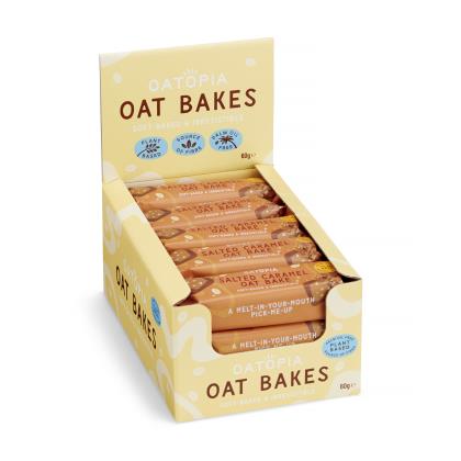 Elite. Oatopia Salted Caramel Oat Flapjack  15x60g