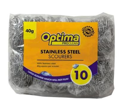 Elite. Steel Pot Scourers  x10