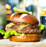 Elite. Pretzel Burger Bun Sliced  42x80g