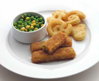 Elite. Birds Eye Frozen Vegan Vegetable Fingers  10 x 12SGL