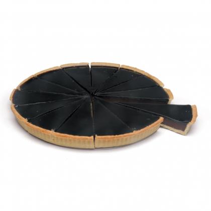 Elite. Vegan Chocolate Orange Tart Pre Cut  14 PTN  1 x 1 Each