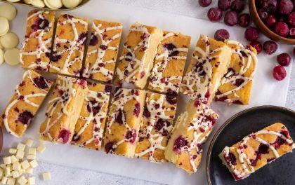 Elite. Cakesmiths Morello Cherry Blondie  14PTN