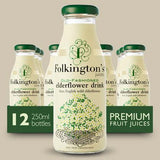 Elite. Folkingtons Elderflower Juice  12x250ml