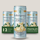 Elite. Folkingtons Ginger Beer Cans  12x250ml