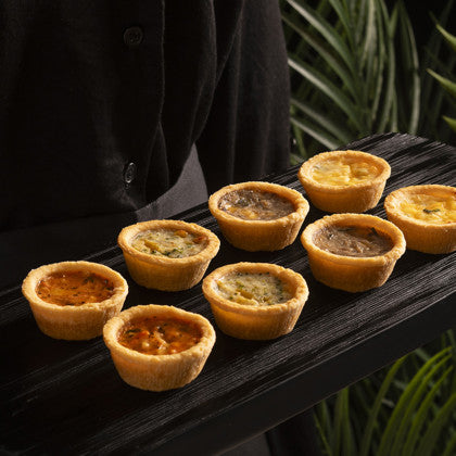 Elite. Frank Dale Mini Quiche Selection 48 x 21g