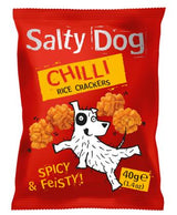 Elite. Salty Dog Chilli Rice Crackers (Pub Card) 40g Each