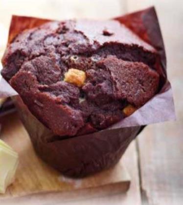 Elite. Fedipat Triple Choc Premium Filled Muffins  15 x 134G