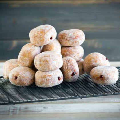 Elite. Kara Frozen Sugared Ball Jam Donuts  1x60
