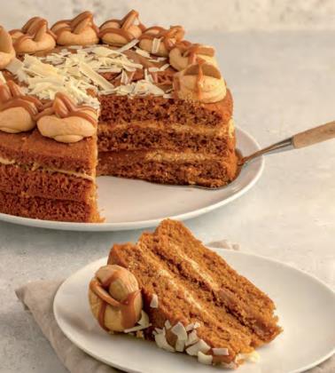 Elite. Handmade Speciality Blonde Chocolate & Salted Caramel Cake  14PTN  1x1 Each