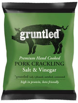 Elite. Gruntled Premium Pork Crackling Salt & Vinegar 20x35g