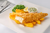 Elite. Haddock Fillets Battered MSC 140-170G x 35  1 x 4.9KG