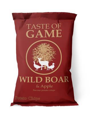 Elite. Taste of Game Wild Boar & Apple Potato Crisps 24x40g