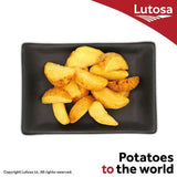 Elite. Lutosa Potato Wedges skin On  4x2.5kg