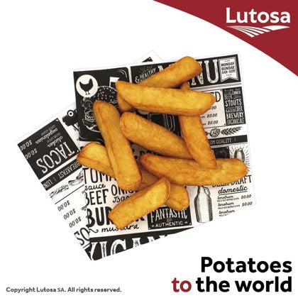 Elite. Lutosa Chips X-Tra Crispy Pub Chip  18x18mm   4x2.5kg