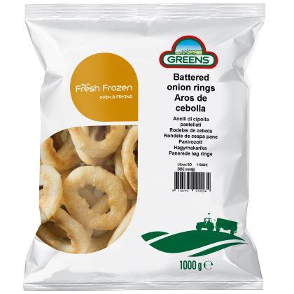 Elite. Darta Onion Rings Battered   1Kg