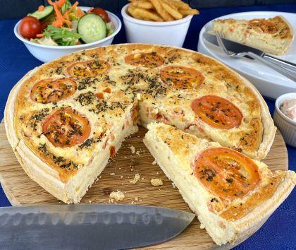 Elite. RCF Tomato and Basil Quiche 10" (CF*)  1 x 1.3KG