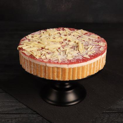 Elite. Caterfood Select Strawberry White Choc & Clotted Cream Gateau (Pre Cut)  1 x 14  1 x 1SGL