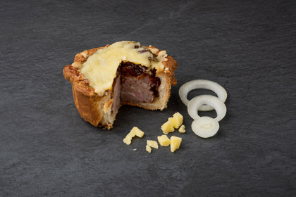 Elite. Pork Pies With Onion and Cheddar  9 x 210G