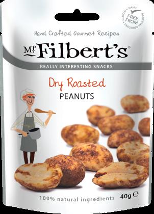Elite. Mr Filberts Dry Roasted  Peanuts 20x40g