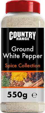 118351 SAV. Country Range Ground White Pepper 550g