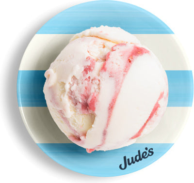 307738 SAV. Cherry Clotted  Ice Cream Judes - 4 litre -