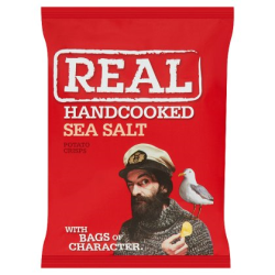 112423 SAV. Real Crisps Sea Salt  10x150g