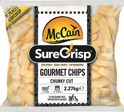 316696 SAV. McCain Surecrisp Gourmet Chips 4x2.5kg