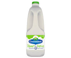 Cravendale Semi Skimmed Milk. 2 litre