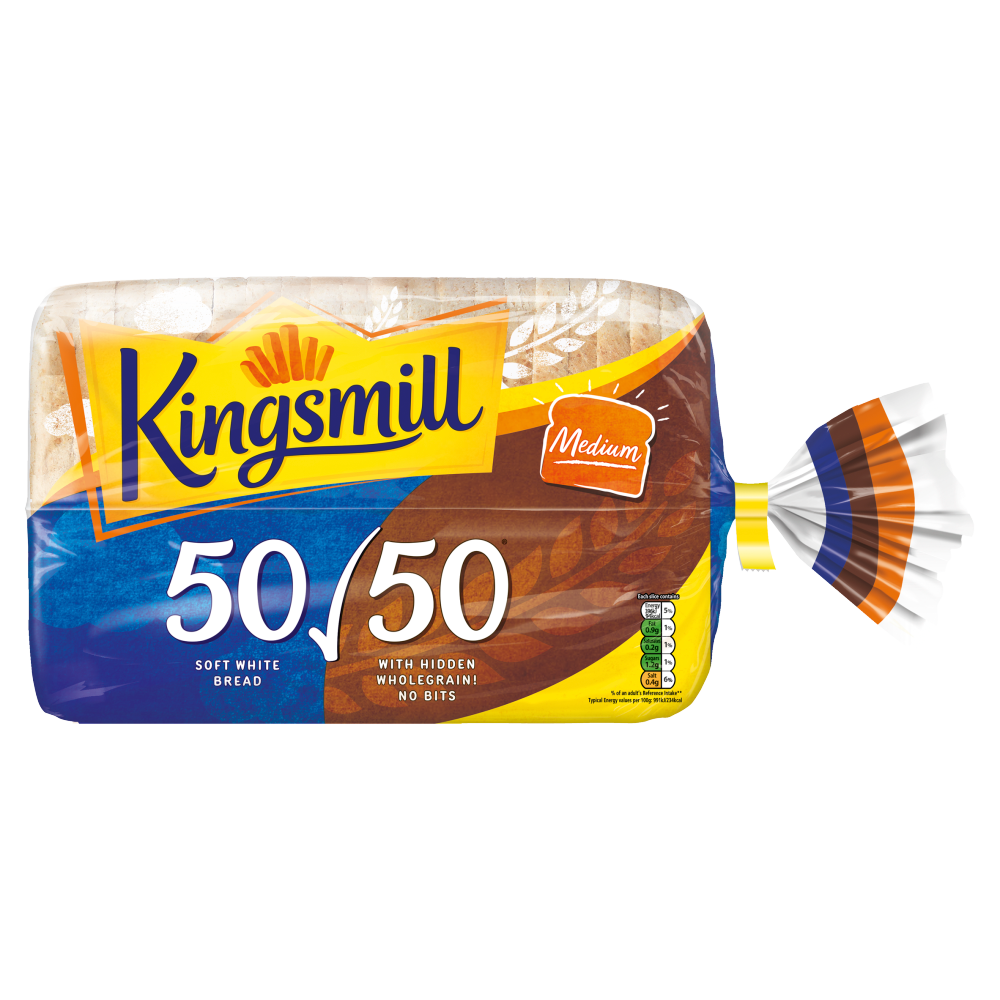 430  Kingsmill  Medium 50:50 Bread Sliced