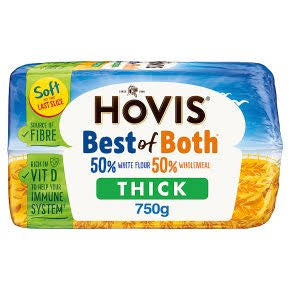 1706.  Hovis Best Of Both Thick Bread 800g