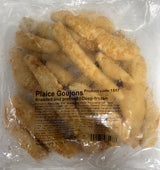 STICK. Breaded Plaice Goujons Frozen. 454g