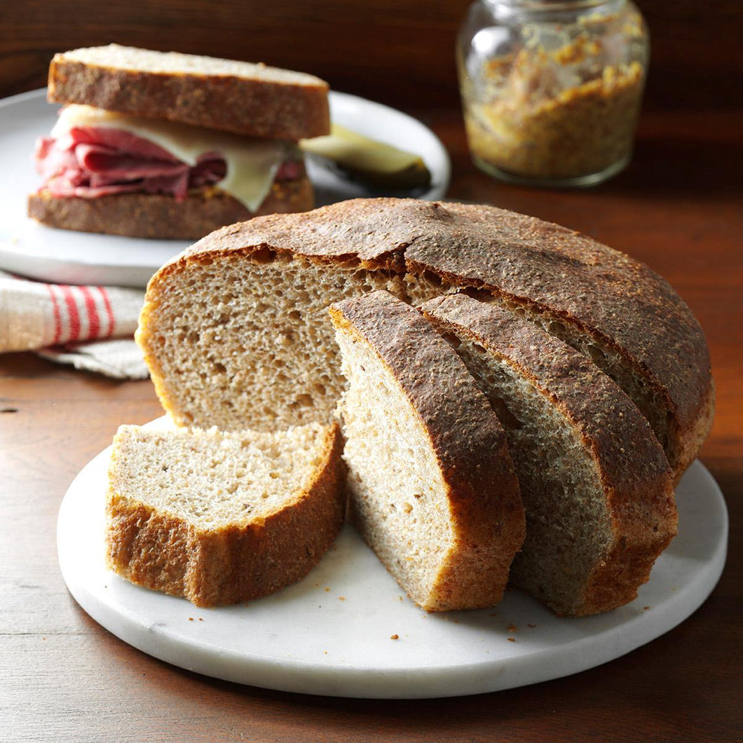 208  Caraway Tinned Sliced 800g loaf. each