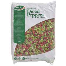 Peppers Diced - kg - FROZEN
