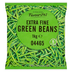 Fine Green Beans - 1kg pkt - FROZEN PRODUCT