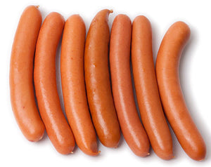 Hot Dog Sausage (Frankfurter)  approx 20 = 1.5kg pkt