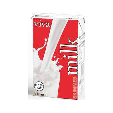 139 KD.  UHT Skimmed Milk 1 litre