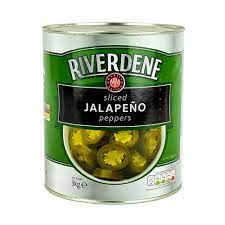 Tin Jalapeno Sliced Peppers 2.5kg