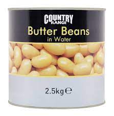 Tin Butter Beans  2.5 kilo