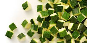 Courgettes chunky Diced. 1x2.5k