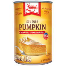 Tin Pumpkin Puree