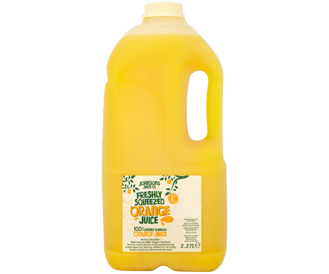 Johnsons Fresh Orange juice.2.27 Litre