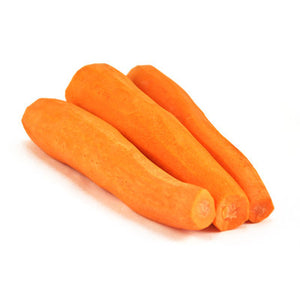 Carrots Whole Peeled.  2.5kg pkt