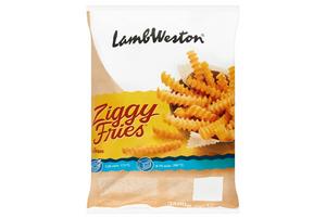 Lamb Weston Ziggy Fries  - 4x2.5kg - FROZEN PRODUCT
